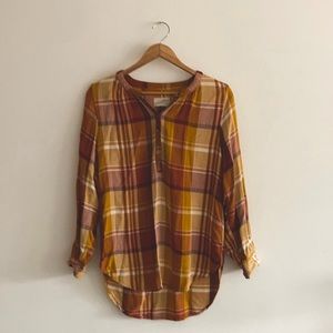 2 / $15 Mustard & Burnt Orange tunic | size XS | Universal thread - THE SOFTEST